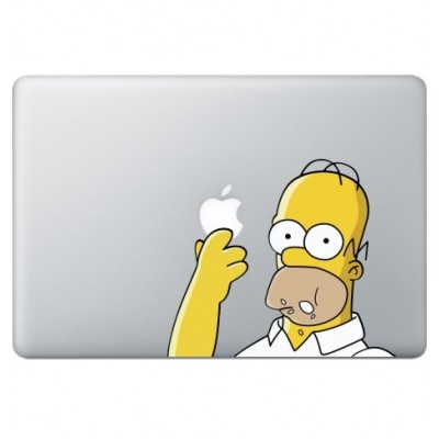 Homer Simpsons (2) Macbook Decal Full Colour Decals